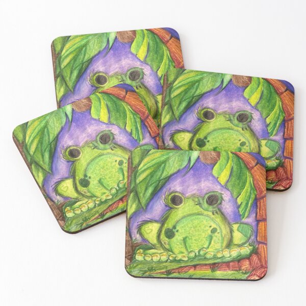 Item preview, Furry Frog No.1 designed and sold by MyBottomShelf.
