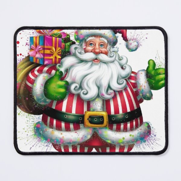 Item preview, SANTA IN AIRBRUSH STYLE designed and sold by likbatonboot.