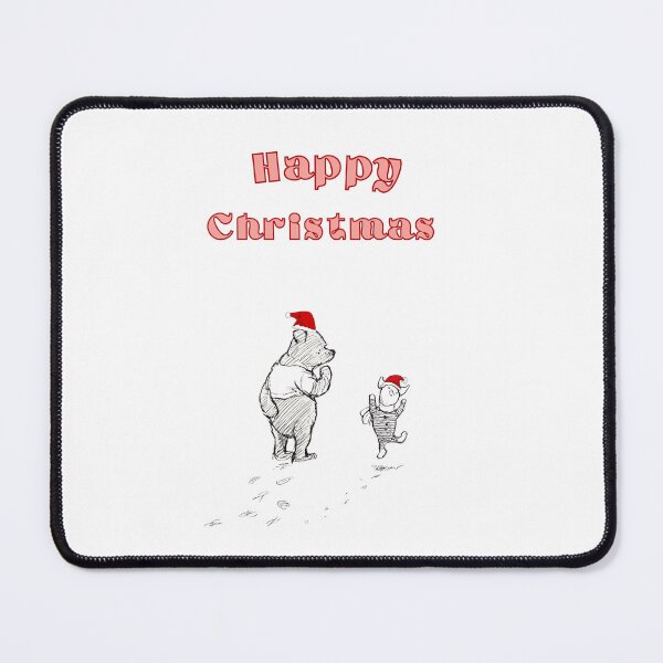 Item preview, Pooh bear Christmas Tshirt Happy Christmas card Christmas Winnie the Pooh bear Christmas card Pooh bear Christmas card Winnie the Pooh Xmas  designed and sold by LaundrySalt.