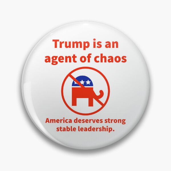 Item preview, Trump is an agent of chaos  designed and sold by Rachel the Artist .