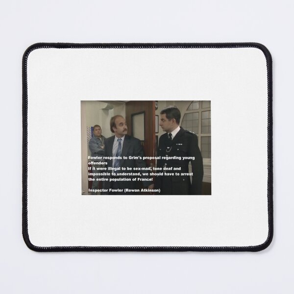 Item preview, Rowan Atkinson Actor and comedian-Thin blue line designed and sold by emodwons1.