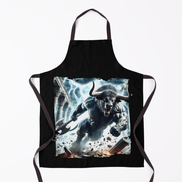 Item preview, Mythical Minotaur Illustration designed and sold by Hungry-Murphy.
