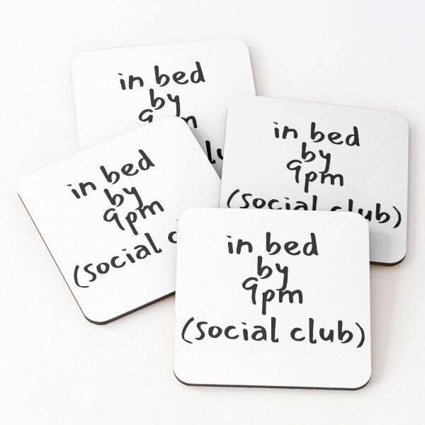 Item preview, In Bed By 9pm Social Club designed and sold by MyVioletSkies.