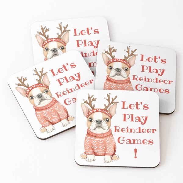 Item preview, Let's Play Reindeer Games! Dog Lover Christmas Gift designed and sold by SSustainable.