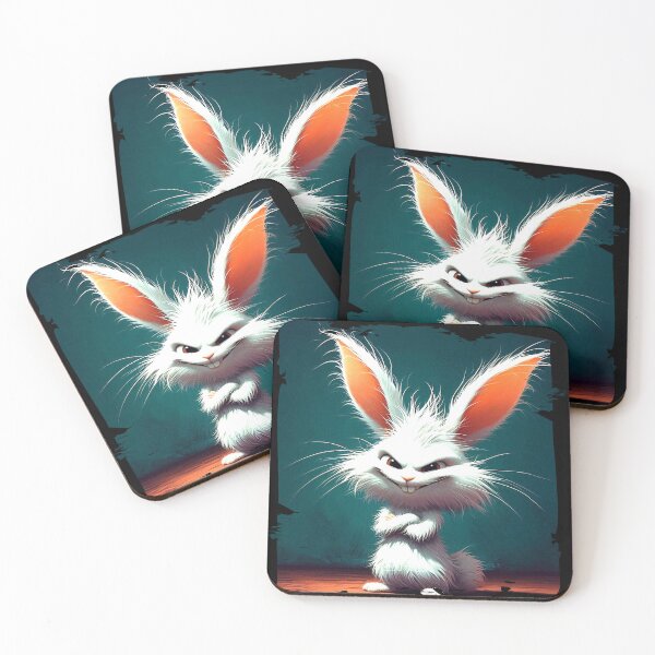 Item preview, Sly Smiling Rabbit Cartoon designed and sold by Hungry-Murphy.