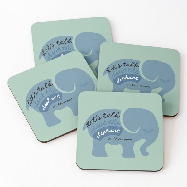 Item preview, Let's talk about the elephant in the room Idiom designed and sold by babyrage.