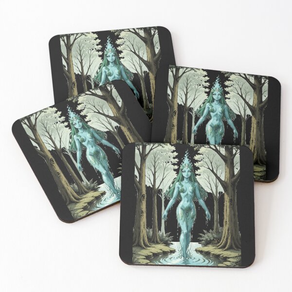 Item preview, Enchanting Creepy Forest and Water Nymphs designed and sold by Arcane  Adorable.