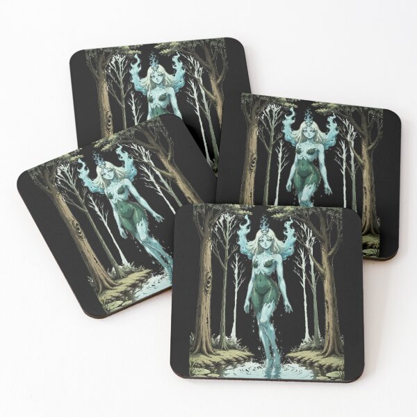 Item preview, Enchanting Creepy Forest and Water Nymphs designed and sold by Arcane  Adorable.