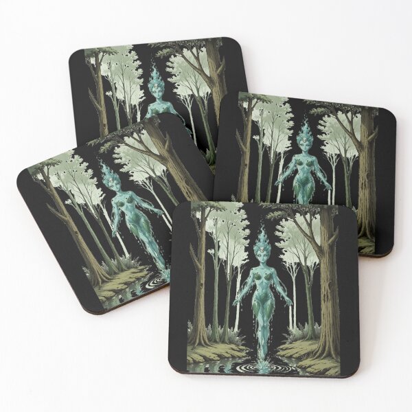 Item preview, Enchanting Creepy Forest and Water Nymphs designed and sold by Arcane  Adorable.