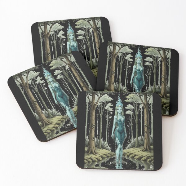 Item preview, Enchanting Creepy Forest and Water Nymphs designed and sold by Arcane  Adorable.
