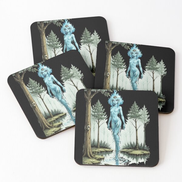 Item preview, Enchanting Creepy Forest and Water Nymphs designed and sold by Arcane  Adorable.