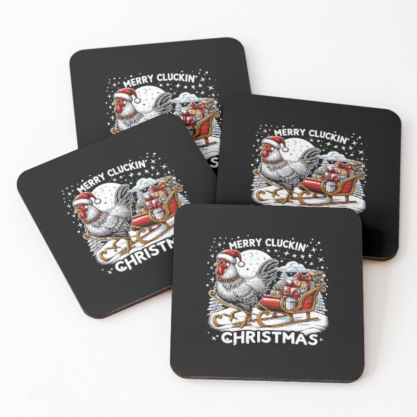 Item preview, Merry Cluckin Christmas Chicken Holiday Humor designed and sold by thompsonui.