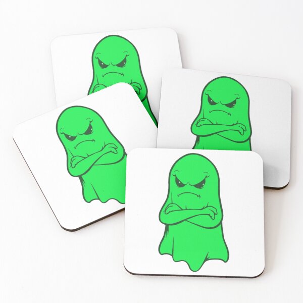 Item preview, Angry green ghost  designed and sold by SBD.