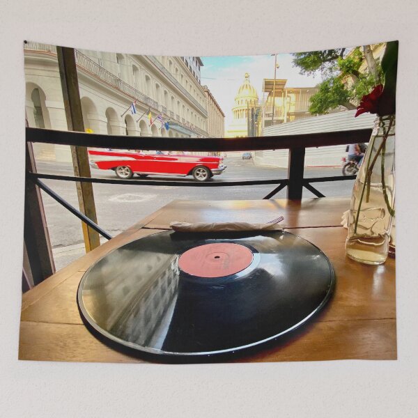 Item preview, Cafe View of el Capitolio - Havana, Cuba designed and sold by vozzaphoto.