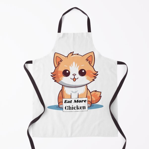 Item preview, Cute Cat Saying to Eat More Chicken designed and sold by JRice66.