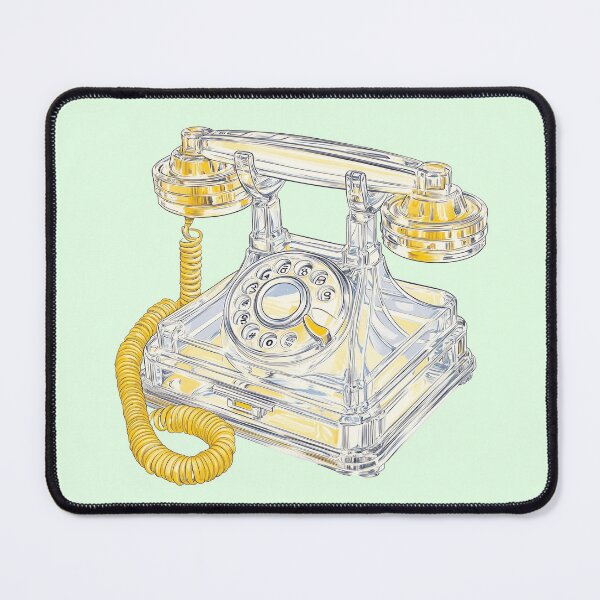Item preview, Vintage Clear Plastic Phone designed and sold by Laceyjae Digital Art.