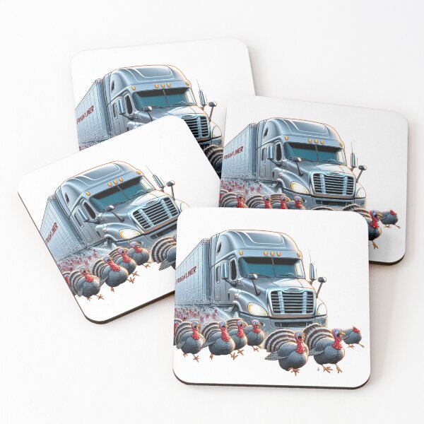 Item preview, Trucker Truck Thanksgiving Turkey Ride 18 Wheeler designed and sold by LavIsInTheAir.