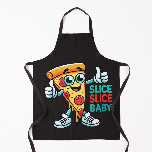 Item preview, Slice Slice Baby Funny Smiling Thumbs Up Positive Pizza Design designed and sold by JDesignWorkshop.