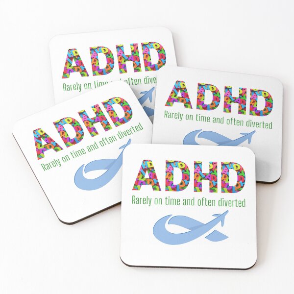Item preview, ADHD funny Typography Design designed and sold by Modern-Tropical.
