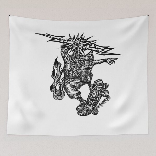 Item preview, skater jaguar the one who carries the lightning designed and sold by UrielCalavera.