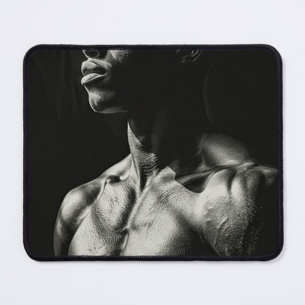 Item preview, Erotic Sexy Muscular Shirtless Black Male designed and sold by Atlas Kai.