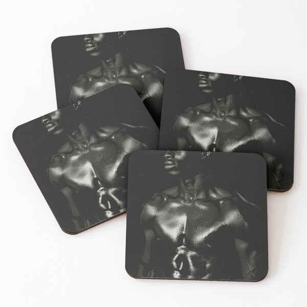 Item preview, Erotic Sexy Muscular Shirtless Black Male designed and sold by Atlas Kai.