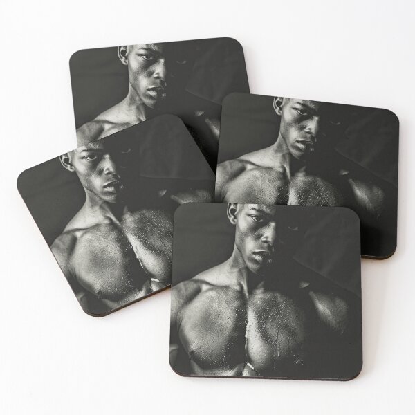Item preview, Erotic Sexy Muscular Shirtless Black Male designed and sold by Atlas Kai.