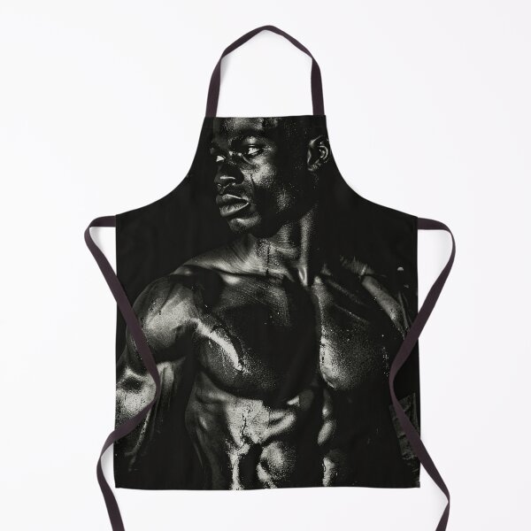Item preview, Erotic Sexy Muscular Shirtless Black Male designed and sold by Atlas Kai.