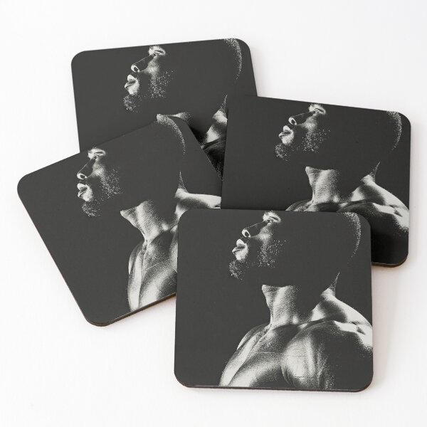 Item preview, Erotic Sexy Muscular Shirtless Black Male designed and sold by Atlas Kai.