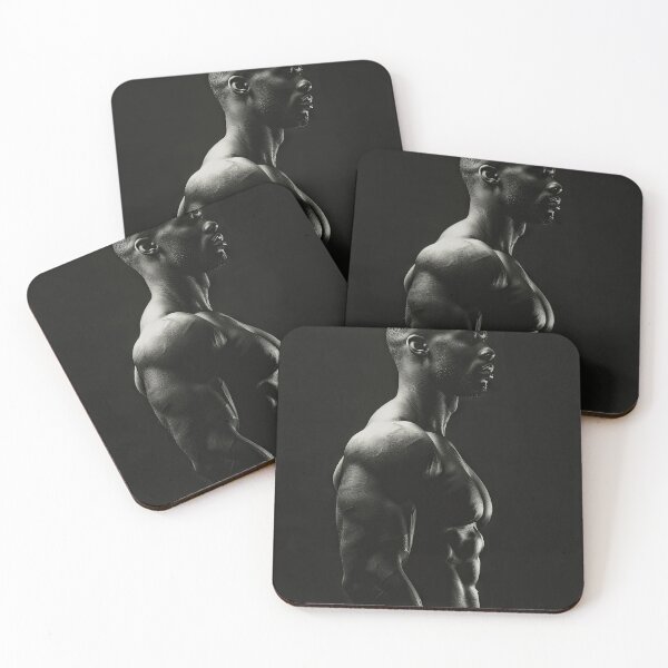 Item preview, Erotic Sexy Muscular Shirtless Black Male designed and sold by Atlas Kai.