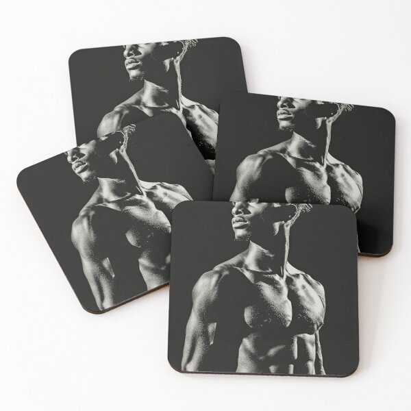 Item preview, Erotic Sexy Muscular Shirtless Black Male designed and sold by Atlas Kai.