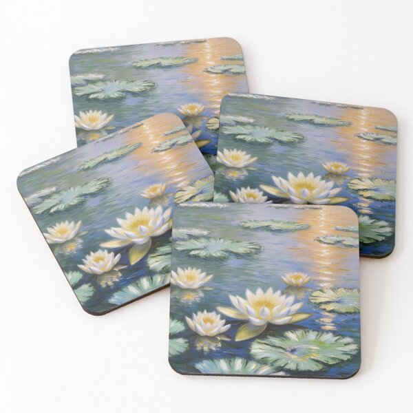 Item preview, Serene Water Lilies in AI Brilliance IV designed and sold by melissabeta.