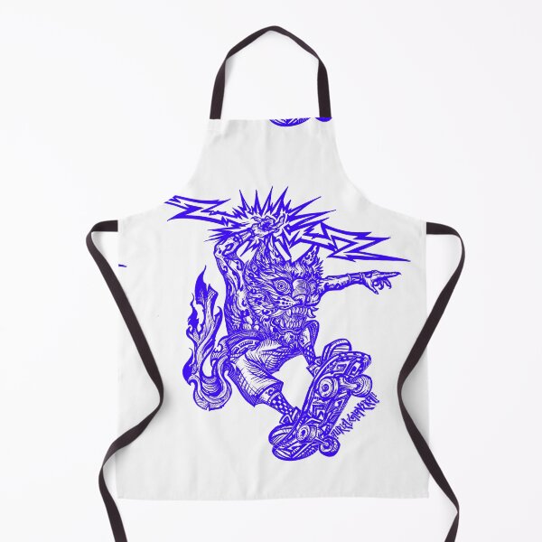 Item preview, blue skater jaguar the one carrying the lightning designed and sold by UrielCalavera.