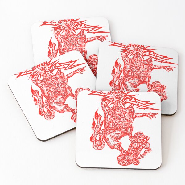 Item preview, red skater jaguar the one who carries the lightning designed and sold by UrielCalavera.