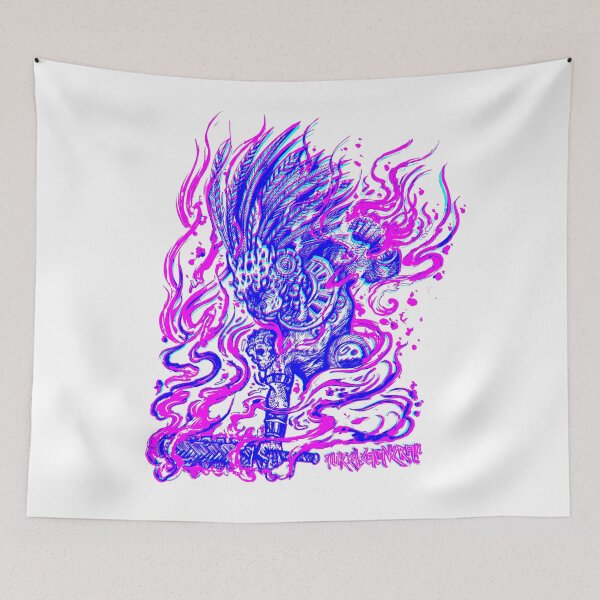 Item preview, jaguar warrior pink fire strike designed and sold by UrielCalavera.