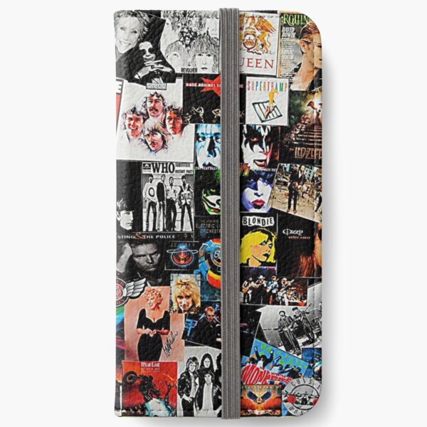 Rock Collage iPhone Wallet
