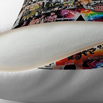 Alternate view of Rock Collage Throw Pillow