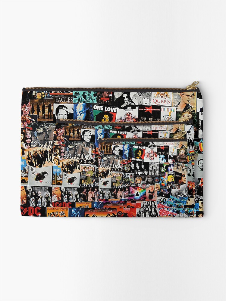 Alternate view of Rock Collage Zipper Pouch