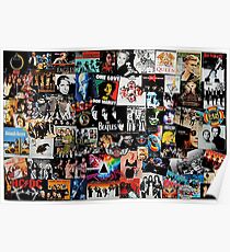 Póster Collage de rock