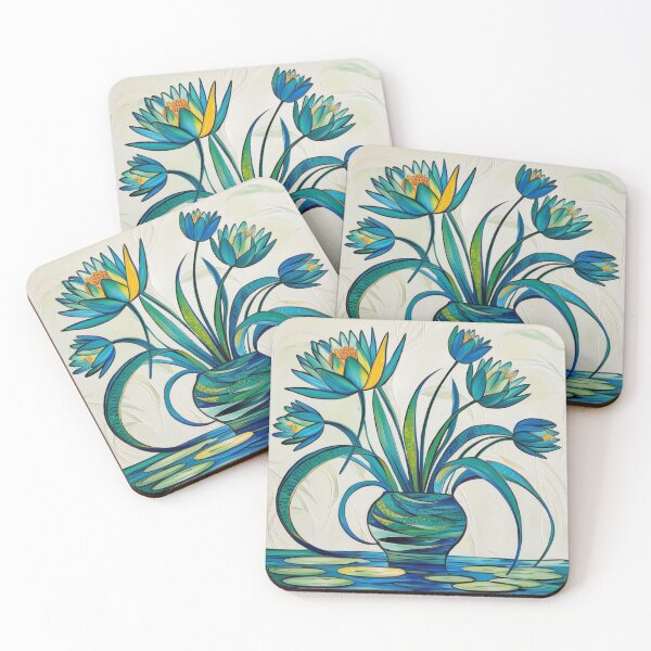 Item preview, Serene Water Lilies in AI Brilliance VI designed and sold by melissabeta.