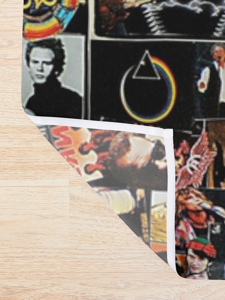 Alternate view of Rock Collage Shower Curtain