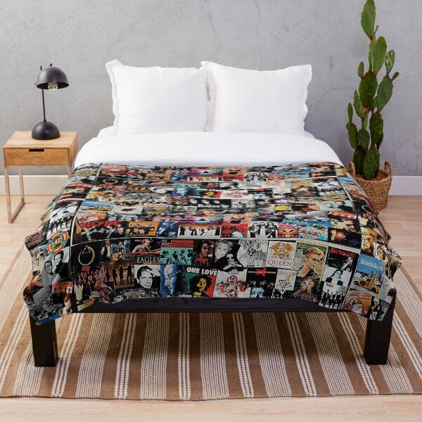 Rock Collage Throw Blanket