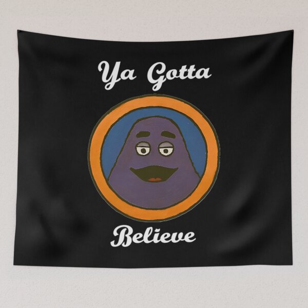 Item preview, Ya Gotta Believe In The Grimace - New York Mets designed and sold by darkanimal.