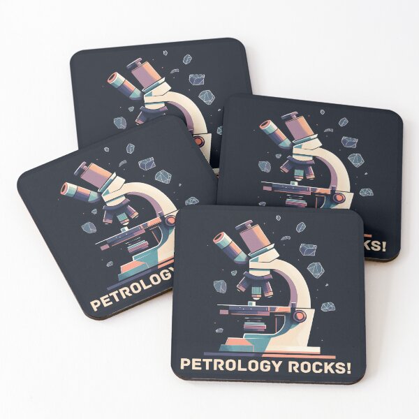 Item preview, Petrology Rocks! Fun Microscope Design for Geology Lovers designed and sold by Snazzy-Studio.