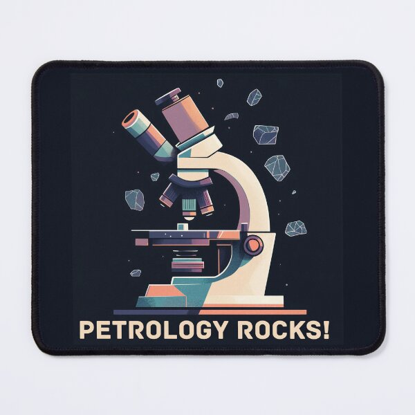 Item preview, Petrology Rocks! Fun Microscope Design for Geology Lovers designed and sold by Snazzy-Studio.