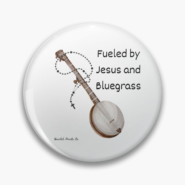 Artikelvorschau, Jesus und Bluegrass Designs entworfen und verkauft von HavilahPrintsCo.