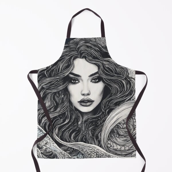 Item preview, Mermaid - Watercolor & Ink 17 designed and sold by KBMediaArt.