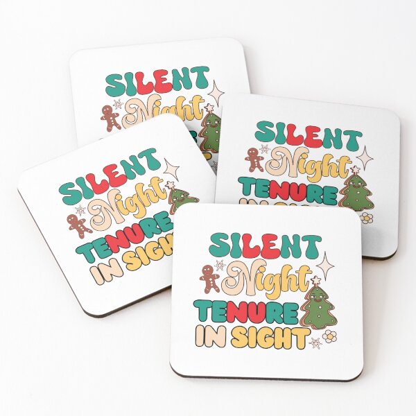 Item preview, Silent Night Tenure In Sight | Tenure Christmas | Christmas Tenure| Tenured Professor Christmas | Tenured Teacher Christmas designed and sold by jadedscientist.