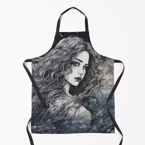 Item preview, Mermaid - Watercolor & Ink 18 designed and sold by KBMediaArt.