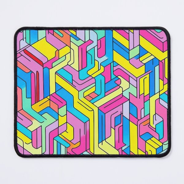 Item preview, Crazy Isometric patterns V1 designed and sold by OldSchool90s.